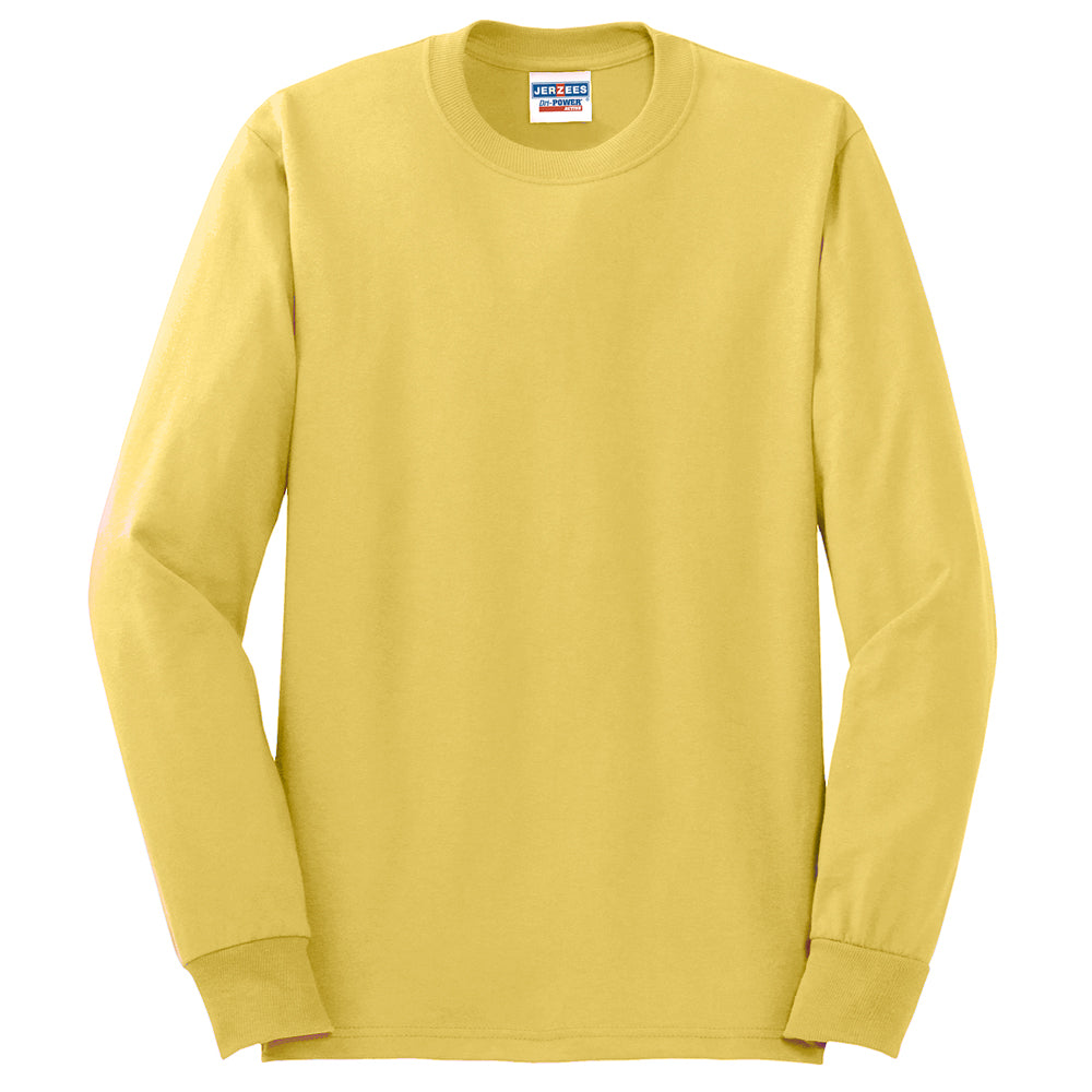 Jerzees Adult 5.6 Oz. Dri-Power Active Long-Sleeve T-Shirt | Fresh
