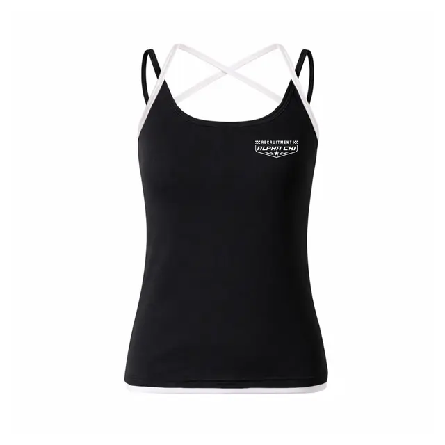 Alpha Chi Omega Recruitment Block Lettering Tank 2
