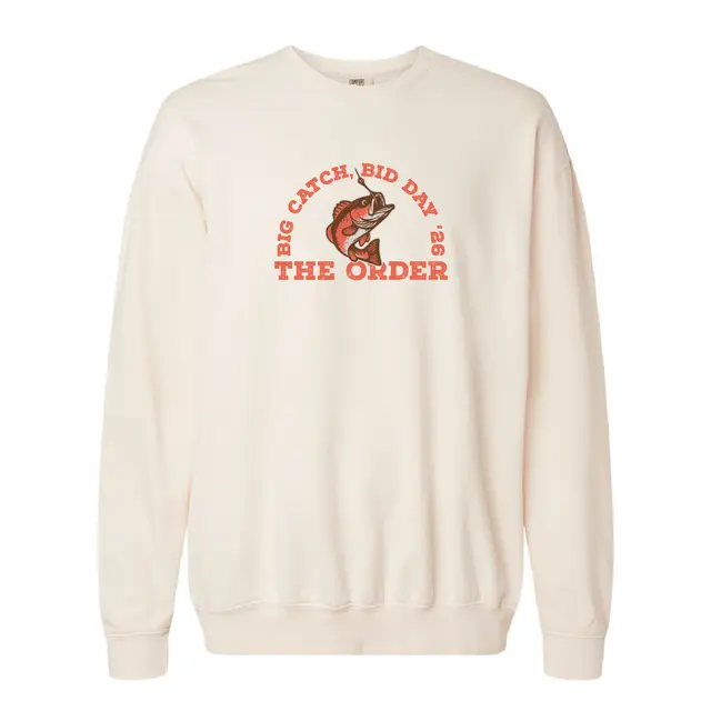 Kappa Alpha Order Fishing Graphic Bid Day Crewneck 2