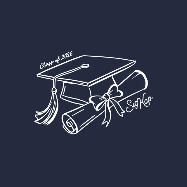 Sigma Kappa Trencher and Diploma Graduation Hoodie