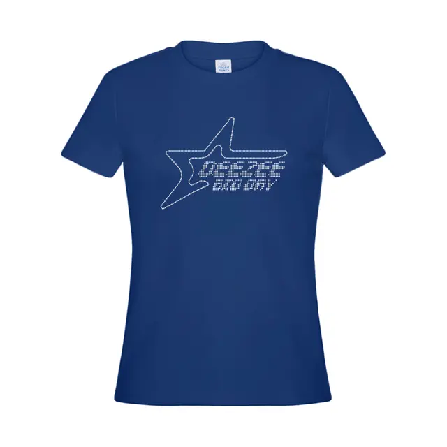 Delta Zeta Dotted Star Outline Rush Shirt 2