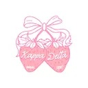Kappa Delta Pink Strawberry Bow PR Hoodie