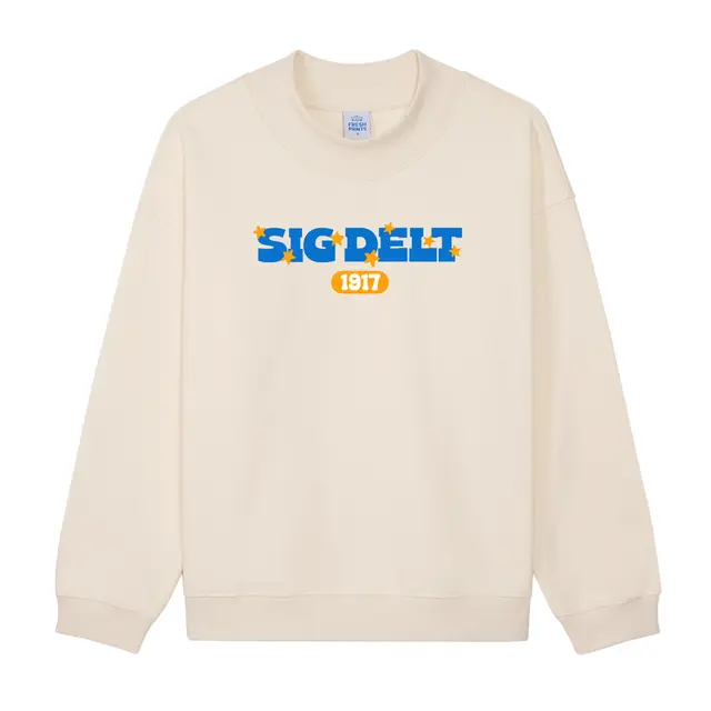 Sigma Delta Tau Colorful Star Graphics PR Sweater 2