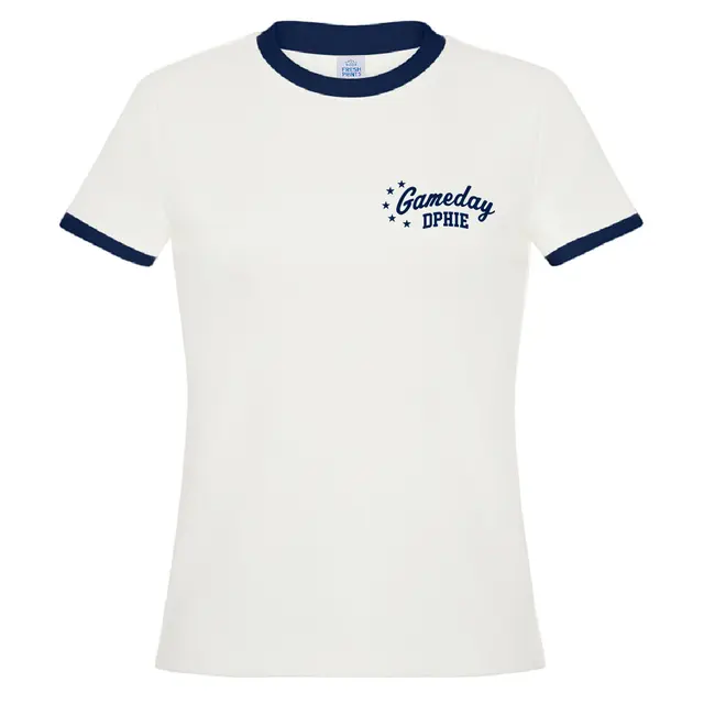 Delta Phi Epsilon Starry Script Game Day Shirt 2