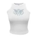 Alpha Epsilon Phi Cherub Illustration Big Little Reveal Tank 2