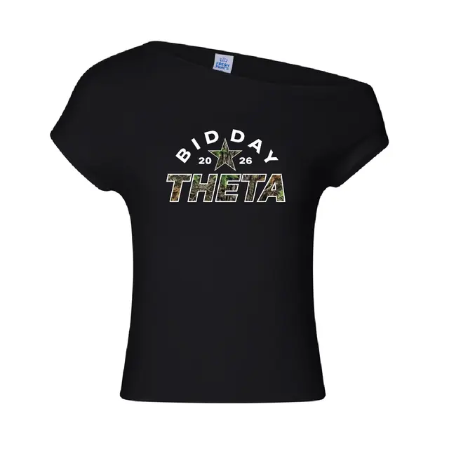 Kappa Alpha Theta Camo Star Bid Day Shirt 2