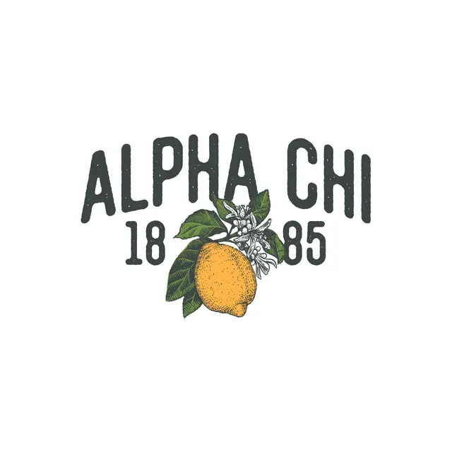 Alpha Chi Omega Lemon and Floral PR Shirt