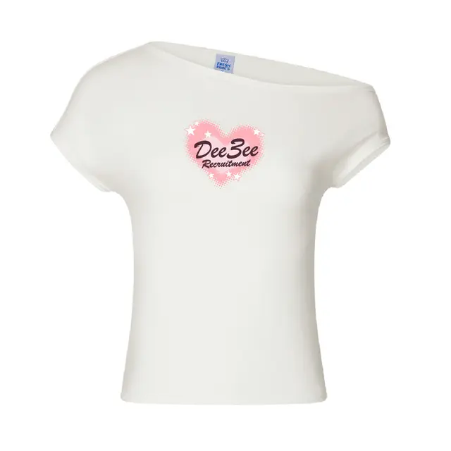 Delta Zeta Halftone Heart and Stars Rush Shirt 2