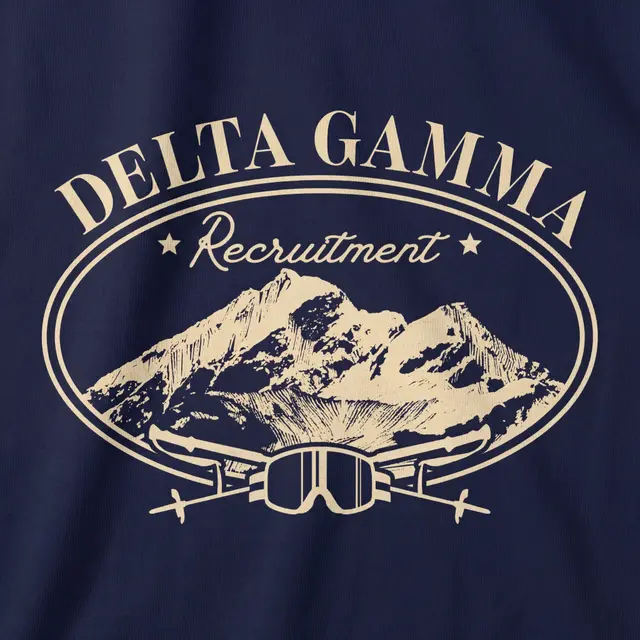 Delta Gamma Mountain Graphic Rush Sweater
