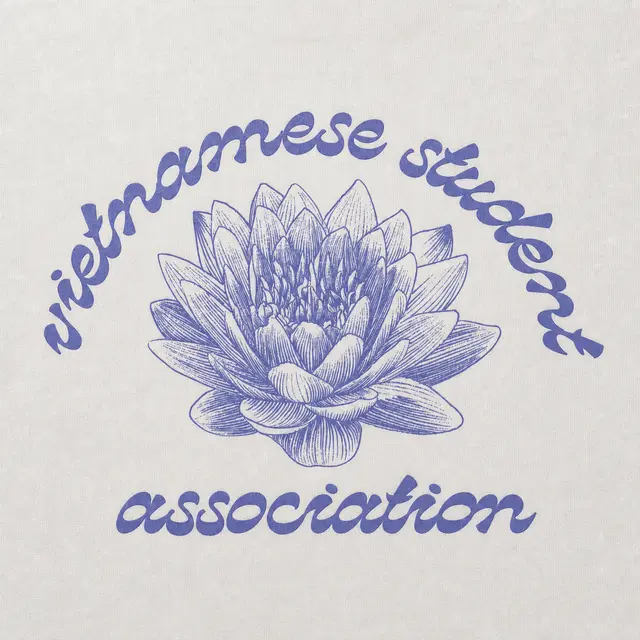 Vietnamese Student Association Floral Illustration PR Shirt