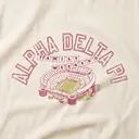 Alpha Delta Pi Stadium Illustration Parents Weekend Hoodie