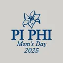 Pi Beta Phi Bold Blue Lily Mom's Day Crewneck