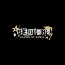 Seniors Starry Block Text Graduation Shirt
