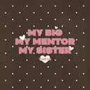 Kappa Alpha Theta Bold Lettering with Hearts Big Little Reveal Sweater