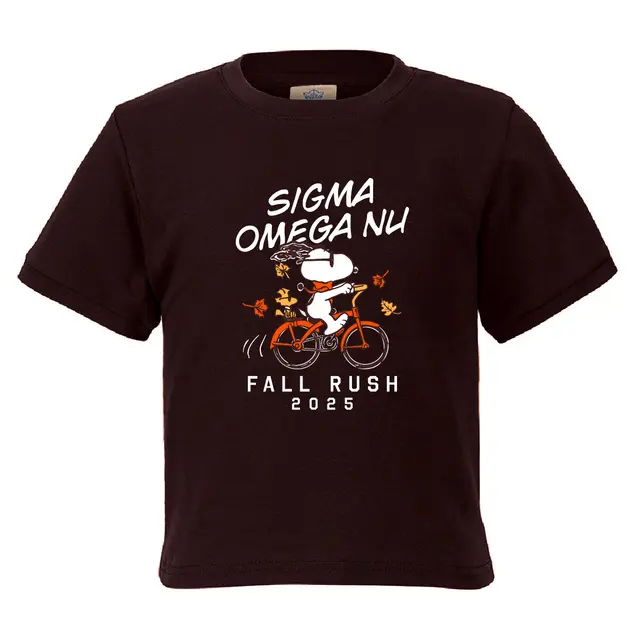 Sigma Omega Nu Biking Pup Fall Rush Shirt 2