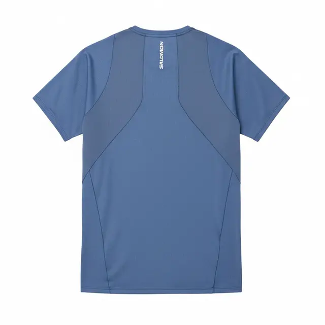 Salomon Sense Aero Short-Sleeve T-Shirt - Men's Dark Denim Back