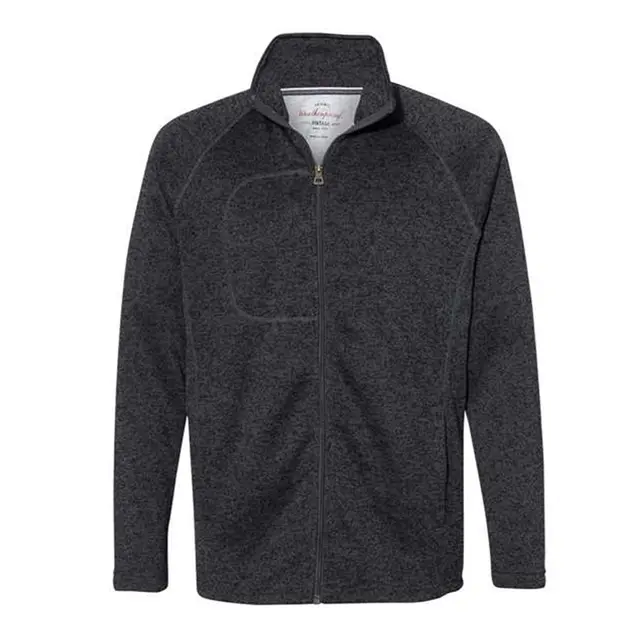 Customizable Weatherproof Vintage Sweaterfleece Full-Zip Sweatshirt 198013 Asphalt Front