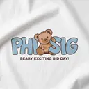 Phi Sigma Sigma Playful Teddy Bear Rush & Bid Tank