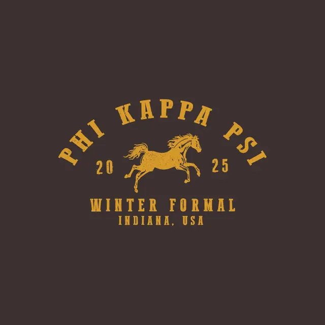 Phi Kappa Psi Galloping Horse Winter Formal Crewneck