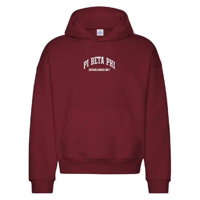 Pi Beta Phi Bold Arch PR Hoodie 2