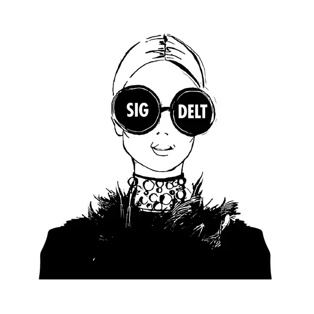 Sigma Delta Tau Fashion Icon Illustration PR Shirt