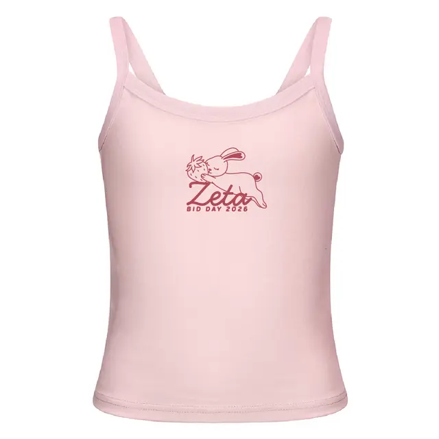 Zeta Tau Alpha Bunny Strawberry Bid Day Tank 2