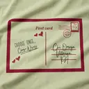 Chi Omega Cute Greek Cherry Post Card And Hearts Design for Sorority