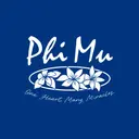 Phi Mu Floral Text with Oval Philanthropy Tank