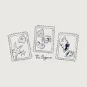 Sigma Sigma Sigma Nautical Stamps PR Hoodie