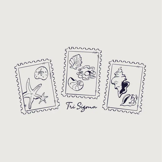 Sigma Sigma Sigma Nautical Stamps PR Hoodie