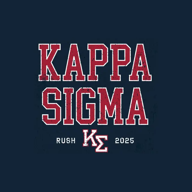 Kappa Sigma Bold Block Lettering Rush & Bid Hoodie