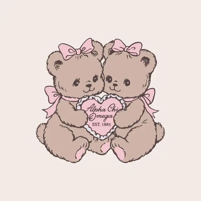 Alpha Chi Omega Sweet Teddy Bear PR Tank