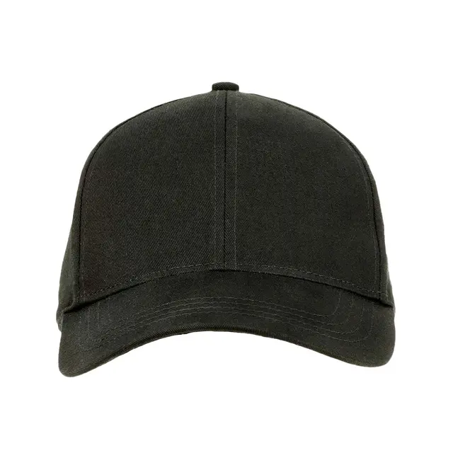 Eco Baseball Cap Black Front