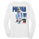 Phi Tau Bold Lettering and Casual Pose Rush Shirt 2