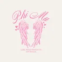 Phi Mu Winged Heart Illustration Big Little Reveal Shirt