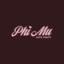 Phi Mu Pink Heart Font Date Party Crewneck