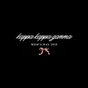 Kappa Kappa Gamma Script and Bow Mom's Day Shirt