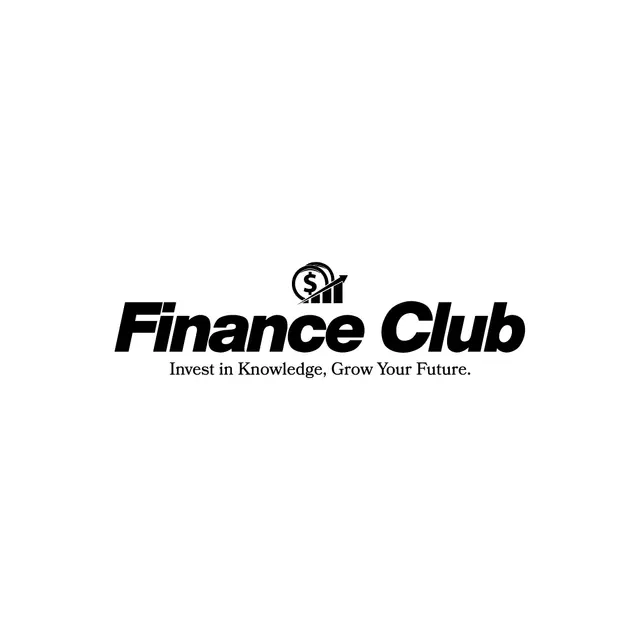Finance Club Bold Lettering Invest Icon PR Hoodie