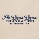 Phi Sigma Sigma Elegant Script Philanthropy Sweater
