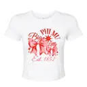 Phi Mu Bold Bow Big Little Shirt 2