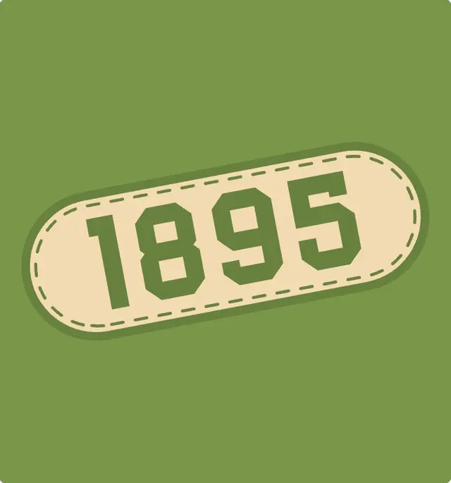 Chi Omega Stitched Badge 1895 Shorts