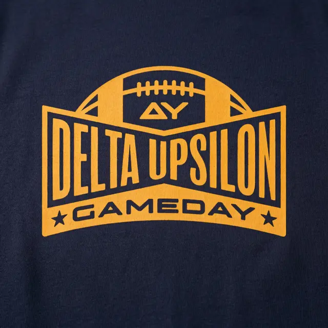 Delta Upsilon Football Graphic Game Day Shirt