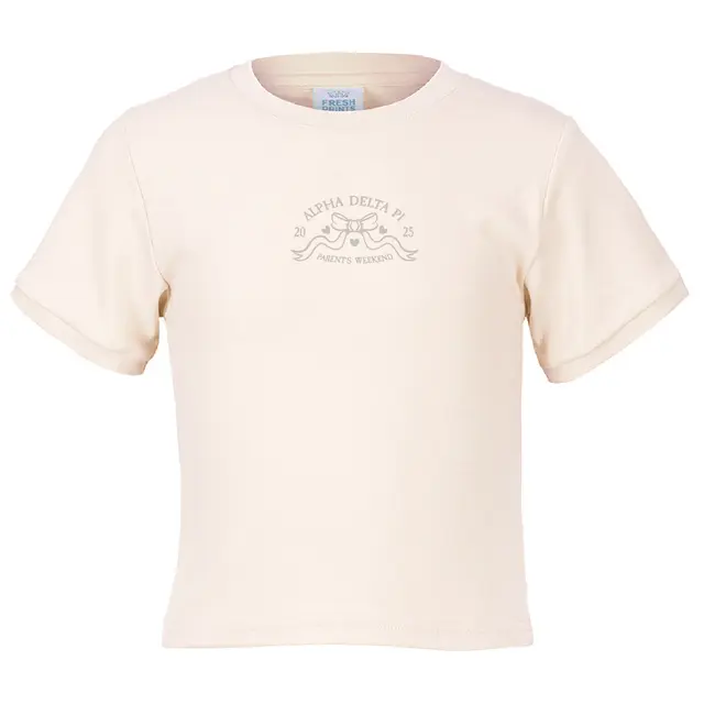 Alpha Delta Pi Bow and Heart Parent's Weekend Shirt 2
