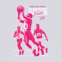 Zeta Tau Alpha Basketball Graphic PR Shirt