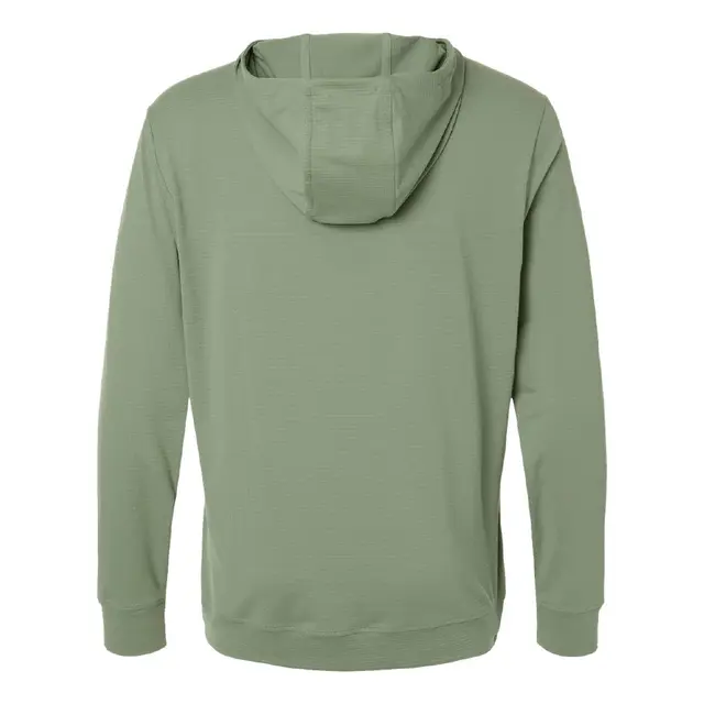 Adidas-A2009-Mens-Ultimate365-Elevated-Pullover-Hoodie-A2009 Silver Green Back