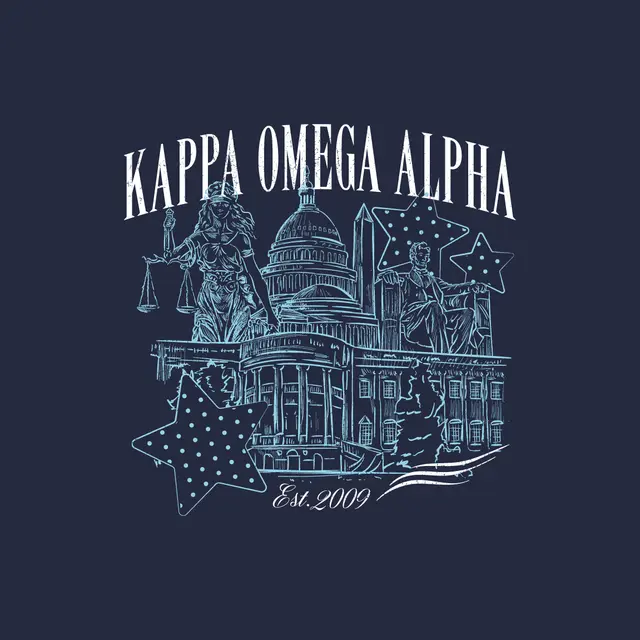 Kappa Omega Alpha Capitol Illustration PR Crewneck