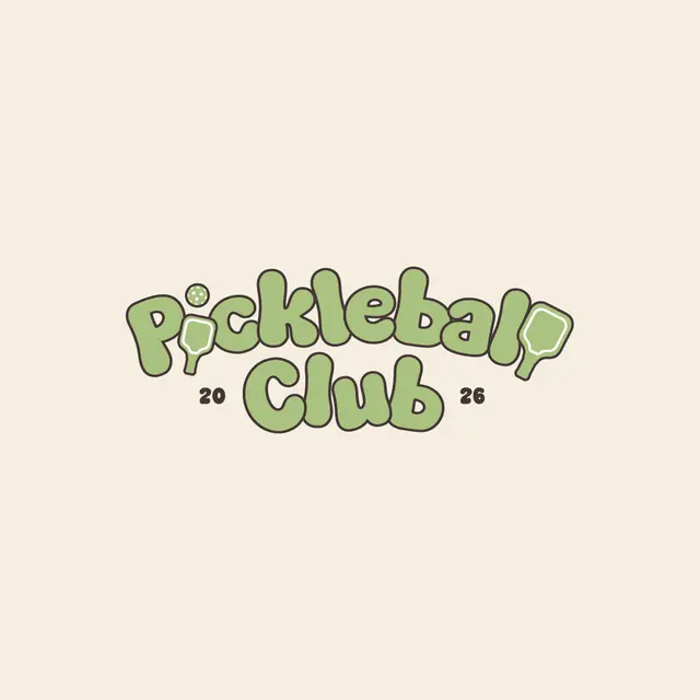 Pickleball Club Bubble Lettering PR Hoodie