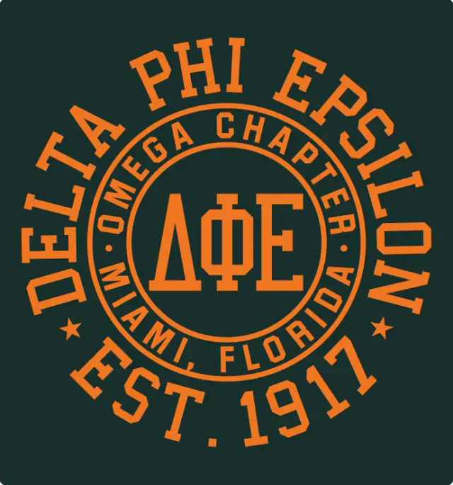 Delta Phi Epsilon Circular Emblem PR Shorts