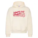 Womens Volleyball Ribbon Volleyballs PR Hoodie 2