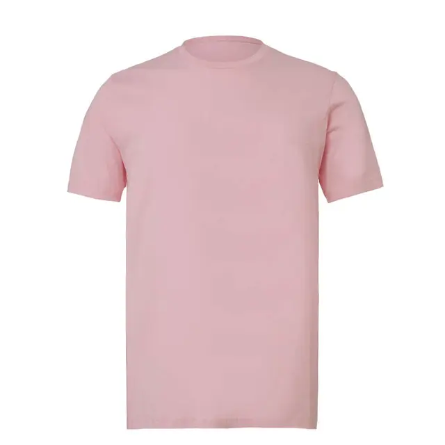 Bella + Canvas Unisex Jersey Short-Sleeve T-Shirt 3001c Pink Front